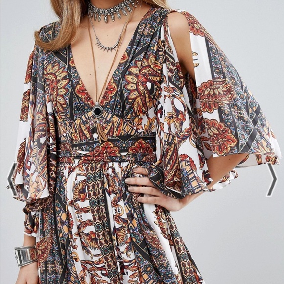 Free People Fern Cream Bohemian Maxi - Picture 2 of 6